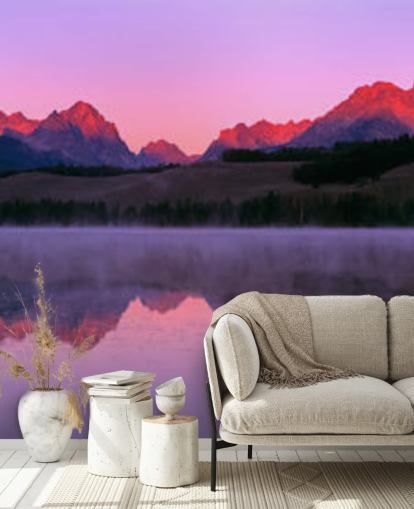 fond d'écran rose chaîne de montagnes fond d'écran rose chaîne de montagnes