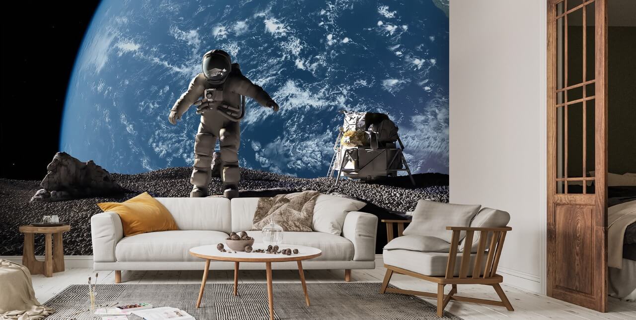 Astronautti Taustakuva Mural | Wallsauce FI