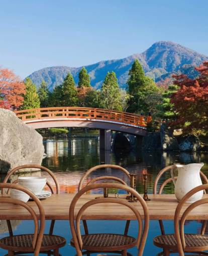 papel de parede de jardim estilo oriental papel de parede de jardim estilo oriental