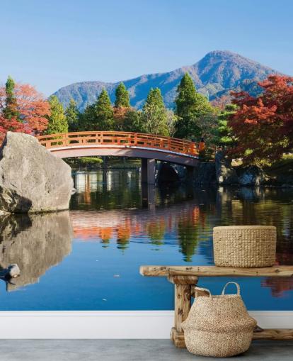 oriental style garden wallpaper oriental style garden wallpaper