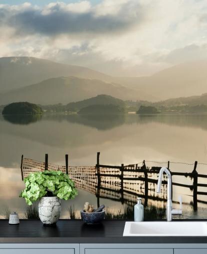 Misty Lake Wallpaper Misty Lake Wallpaper