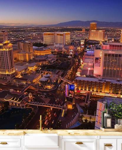 tilpassbar Las Vegas tapet veggmaleri kalt Vegas at Night tilpassbar Las Vegas tapet veggmaleri kalt Vegas at Night