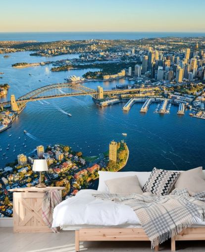 aerial view of sydney harbour wallpaper aerial view of sydney harbour wallpaper