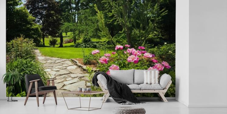 Rose Garden Wall Mural