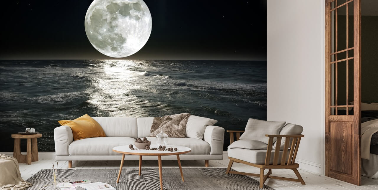 Moon Wall Mural Wallpaper Wallsauce Us 8661