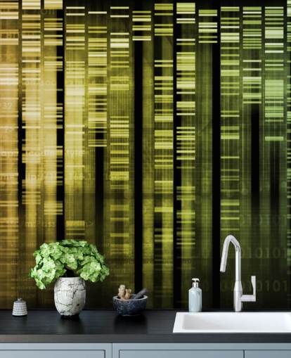 Colourful DNA Abstract Wallpaper Colourful DNA Abstract Wallpaper