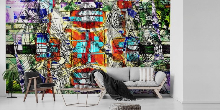 Colourful Abstract Art Wallpaper