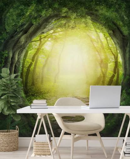 Forest Tunnel Bakgrunn Forest Tunnel Bakgrunn