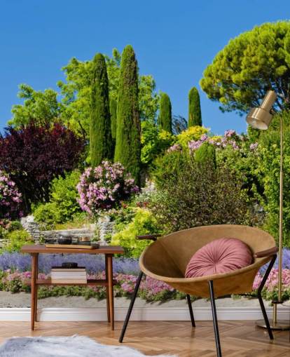 Blomstrende Have Baggrund Blomstrende Have Baggrund