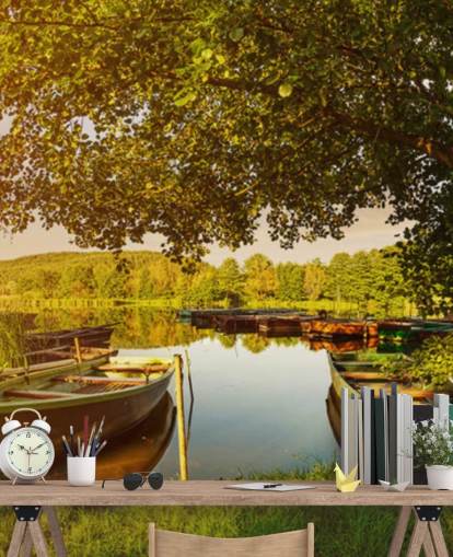 Under The Trees Landscape Mural Under The Trees Landscape Mural