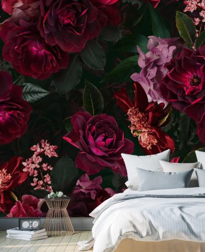 tumma vaaleanpunainen kukka tapetti tumma vaaleanpunainen kukka tapetti