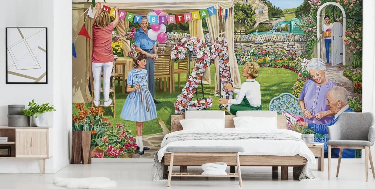 21st bursdagsfest i hagen tapet