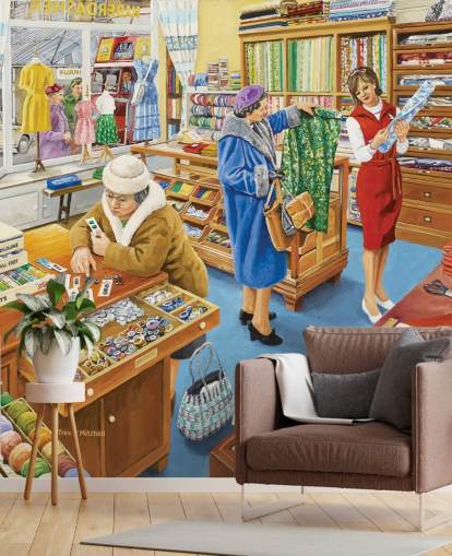 Den Haberdasher Vintage-stil Bakgrunn Den Haberdasher Vintage-stil Bakgrunn