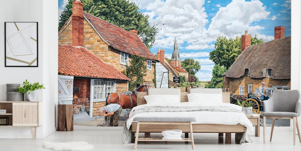 ouderwets dorpbehang ouderwets dorpbehang