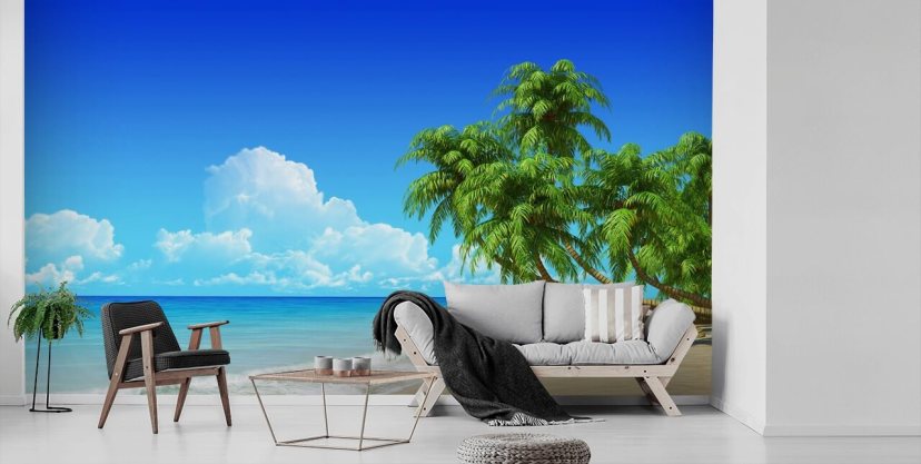 Tropical Beach Wallpaper And Wall Murals Wallsauce Us 1572