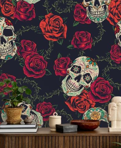 fond d'écran rose foncé et crâne fond d'écran rose foncé et crâne