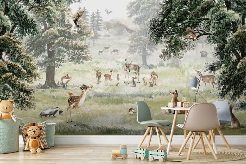 Nursery Wallpaper & Wall Murals | Wallsauce US