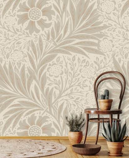 rosa ringblomma tapet av William Morris rosa ringblomma tapet av William Morris