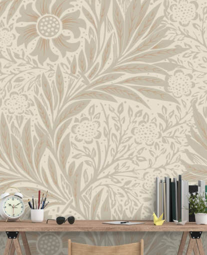 pink marigold wallpaper by William Morris pink marigold wallpaper by William Morris