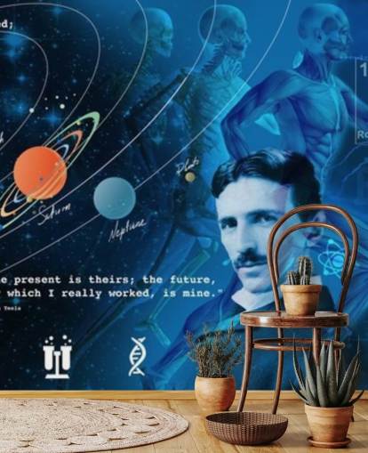 tilpasselig skoleklassevægmaleri kaldet Amazing Science Panoramic til skoler tilpasselig skoleklassevægmaleri kaldet Amazing Science Panoramic til skoler