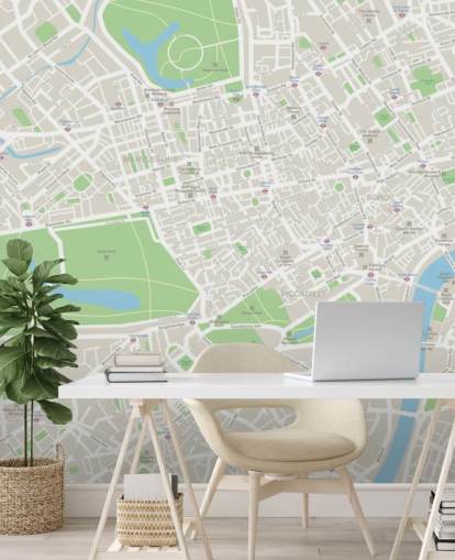Detailed Map of London World Map Wallpaper Detailed Map of London World Map Wallpaper
