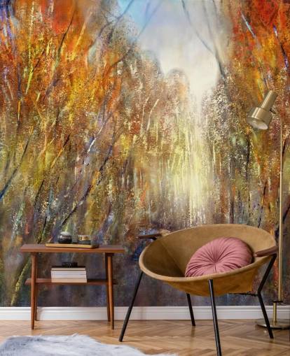 yellow and orange autumn trees wallpaper yellow and orange autumn trees wallpaper