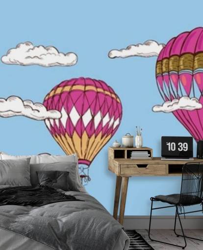 vintage style illustration hot air balloon wallpaper vintage style illustration hot air balloon wallpaper