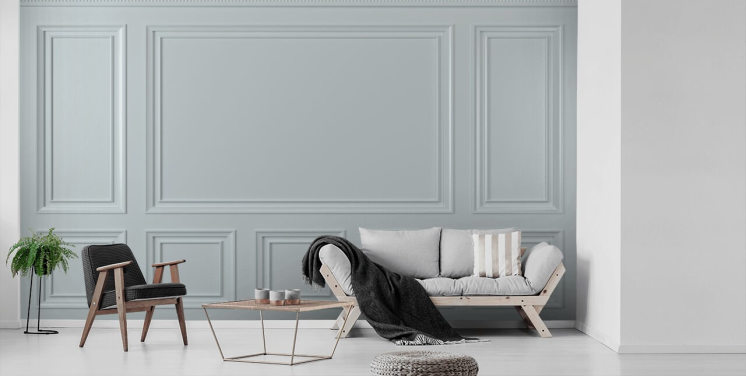 off white houten panelen behang