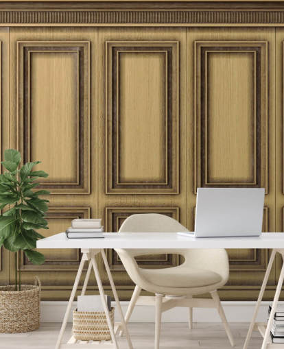 papel pintado de paneles efecto madera papel pintado de paneles efecto madera