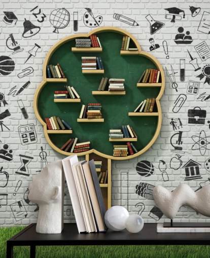 Tre Book Hylle Tree Book Shelf Wallpaper Tre Book Hylle Tree Book Shelf Wallpaper