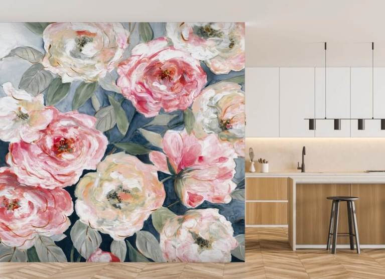 Rose Wallpaper & Wall Murals | Wallsauce UK