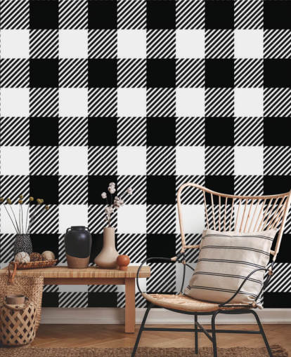 monochrome gingham wallpaper monochrome gingham wallpaper