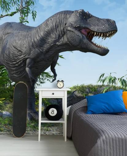 t rex roaring in jungle wallpaper t rex roaring in jungle wallpaper