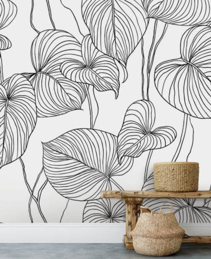 black and white leaf wallpaper black and white leaf wallpaper