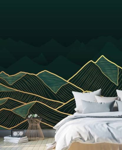 dark green and gold mountain wallpaper dark green and gold mountain wallpaper