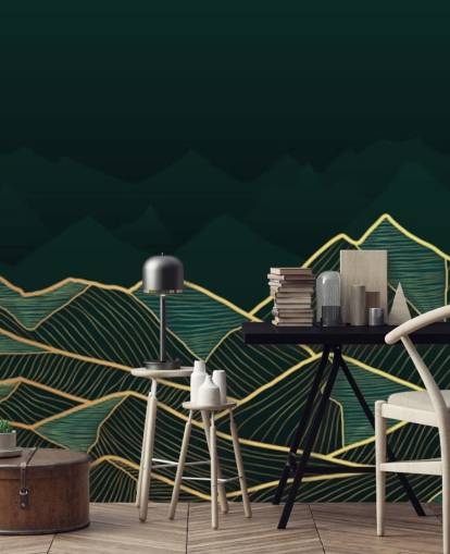 dark green and gold mountain wallpaper dark green and gold mountain wallpaper