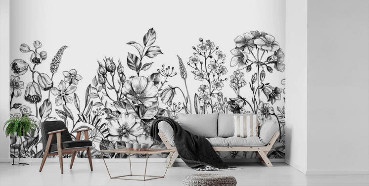 Black and White Wallpaper & Wall Murals | Wallsauce UK