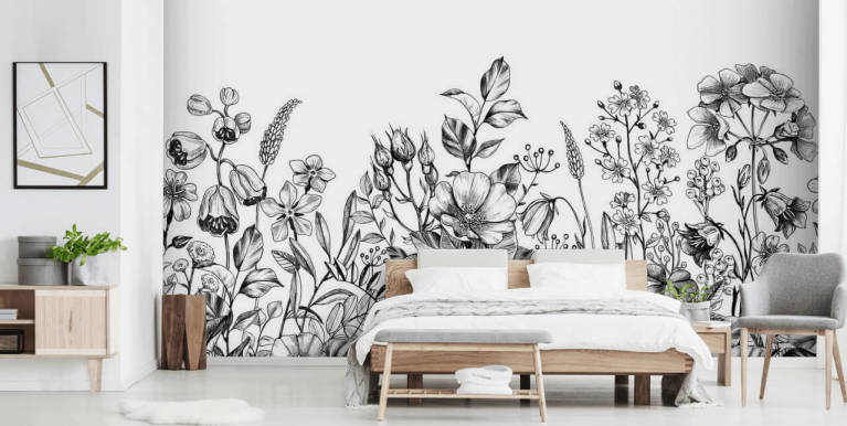 Bedroom Wallpaper & Wall Mural | Wallsauce US