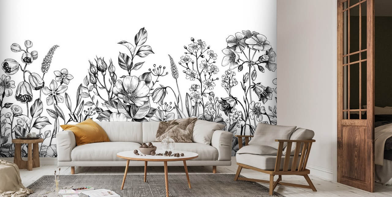 Wild Plants and Flowers Wallpaper | Wallsauce US