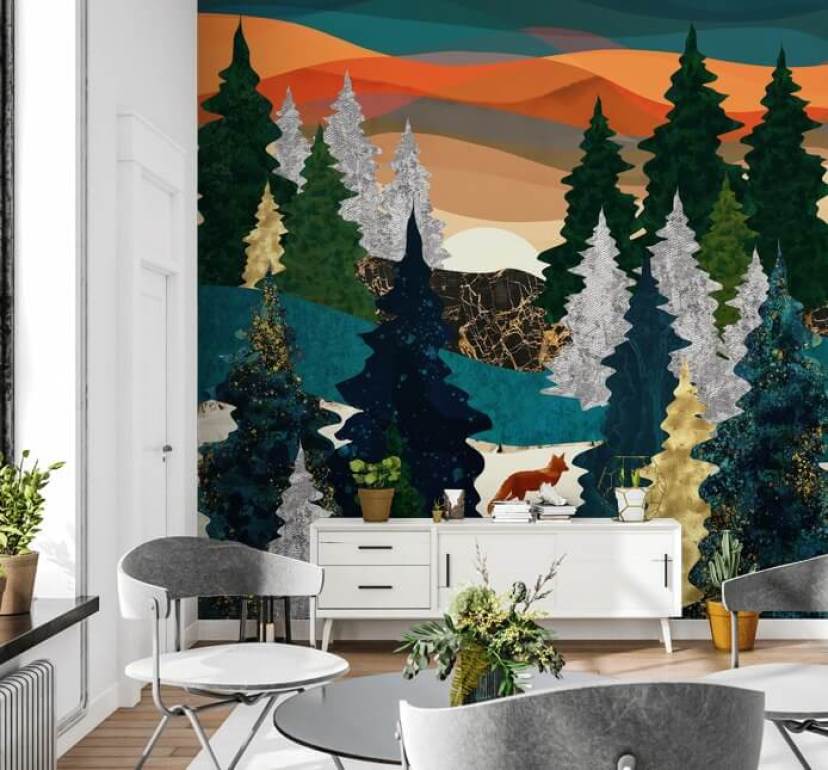 Forest Wallpaper & Tree Wall Murals | Wallsauce UK