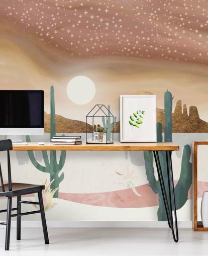 pink, gold and green abstract desert wallpaper pink, gold and green abstract desert wallpaper