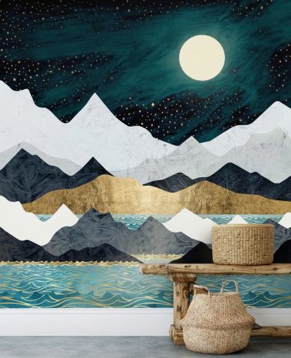 fond d'écran bleu, gris et blanc montagnes abstraites fond d'écran bleu, gris et blanc montagnes abstraites