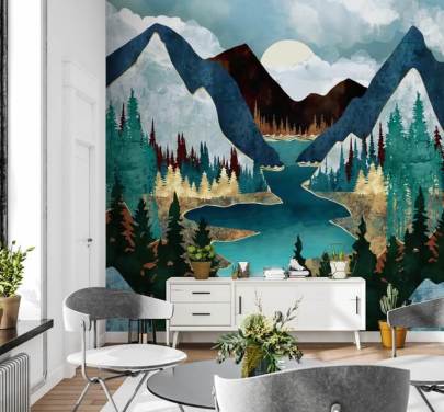 Mountain Wallpaper & Wall Murals | Wallsauce UK