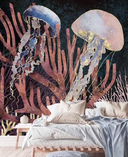 pink, lilla, guld vandmænd tapet pink, lilla, guld vandmænd tapet