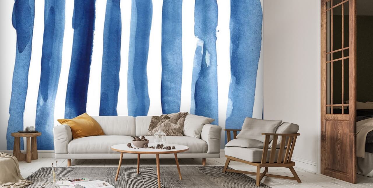 Peel and Stick Wallpaper - Shibori / Indigo