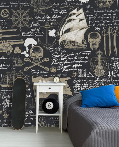 dark pirate doodles wallpaper dark pirate doodles wallpaper