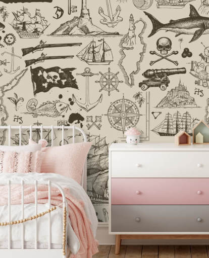 luonnollinen merirosvo doodles tapetti luonnollinen merirosvo doodles tapetti