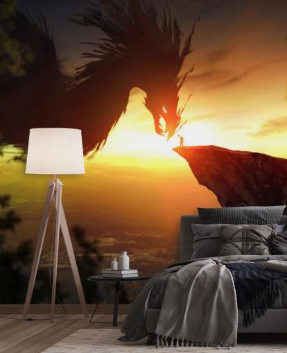 dragon sunset wallpaper dragon sunset wallpaper