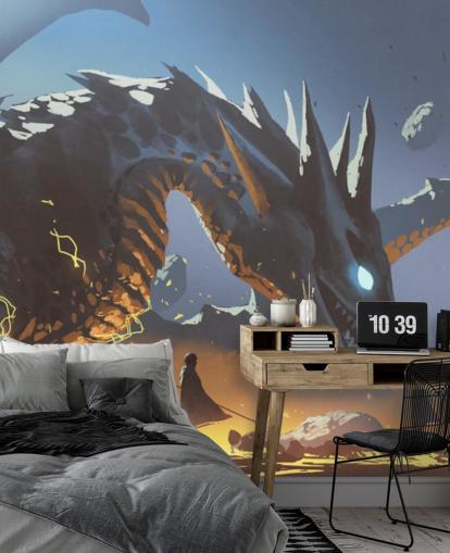 drage med sin herre tapet drage med sin herre tapet