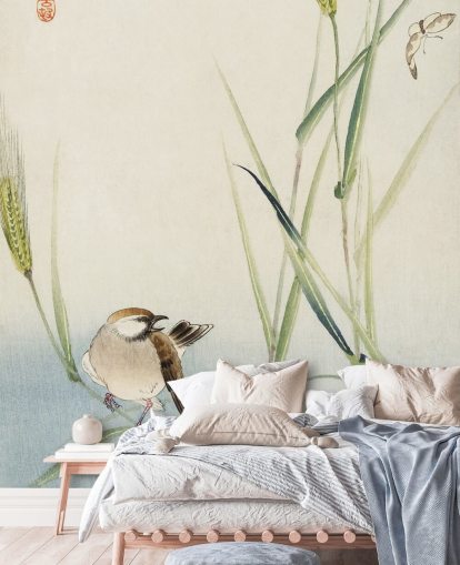 orientalischer Vogel Tapete orientalischer Vogel Tapete